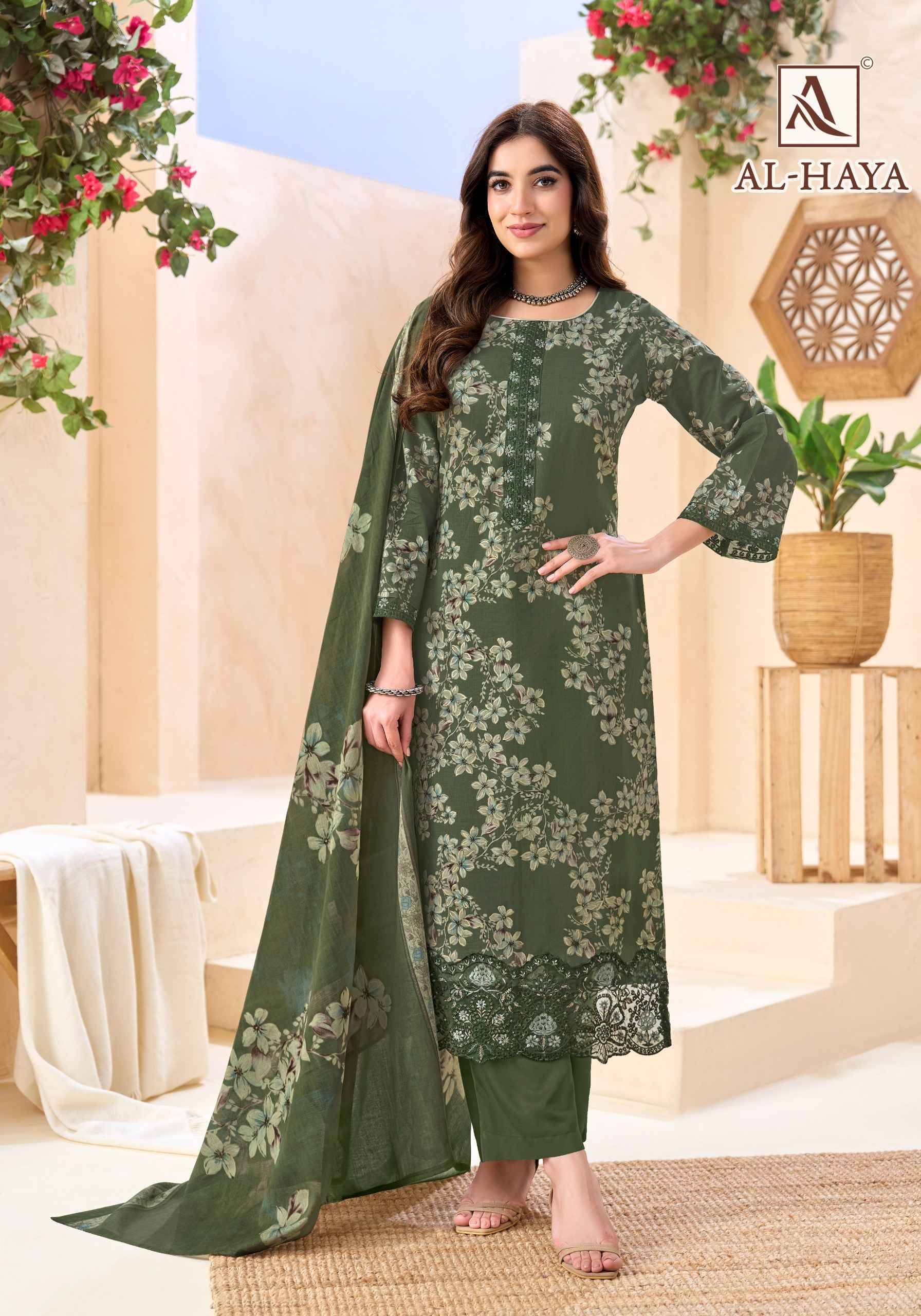 AL-HAYA 1077 Series By Alok 01 to 06 Series Beautiful Stylish Festive Suits Fancy Colorful Casual Wear & Ethnic Wear & Ready To Wear Heavy Cotton Print Dresses At Wholesale Price